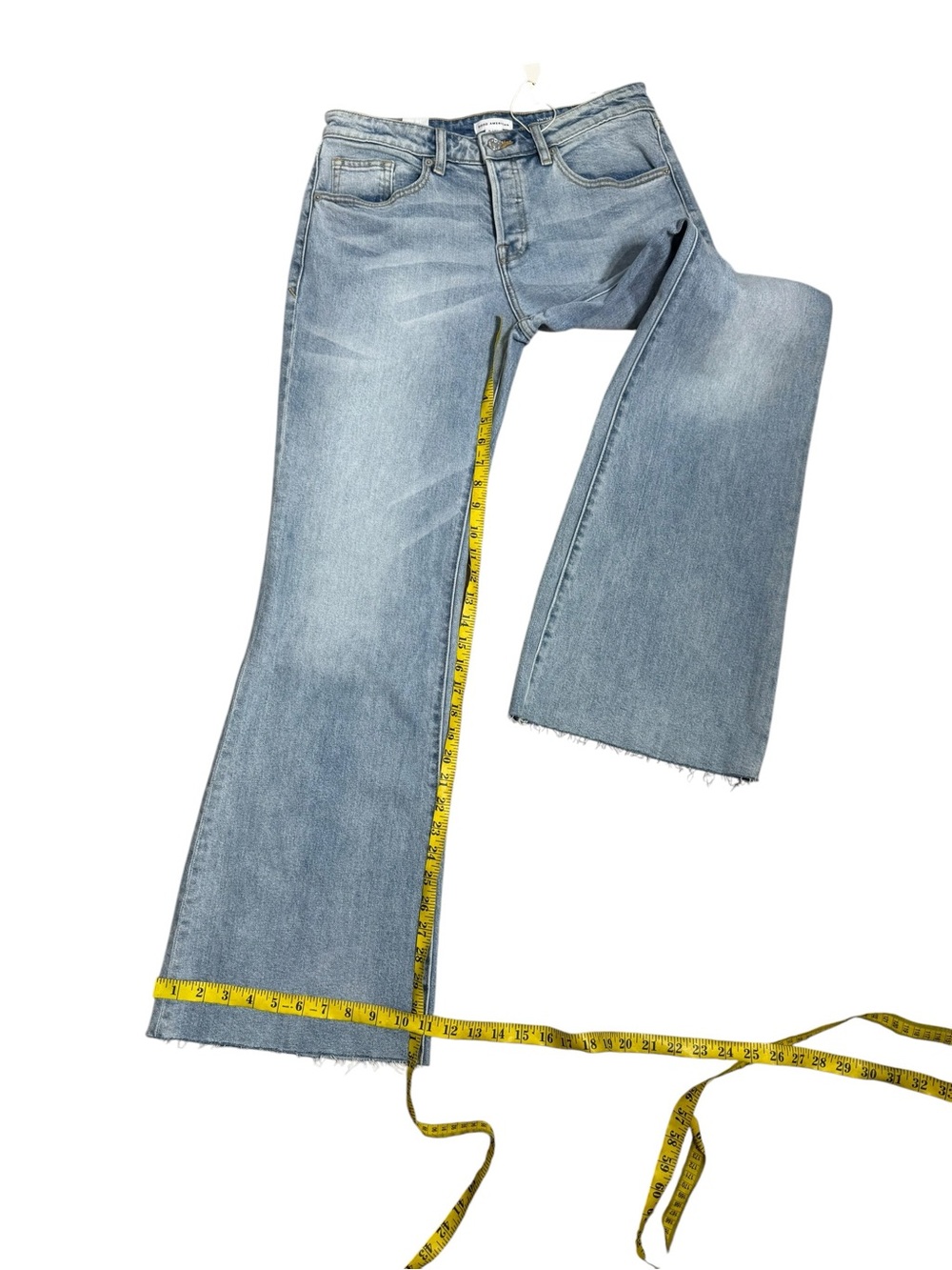 Good American Good Vintage Low Relaxed Flare Jeans Size 8 NWT Indigo 1288 wash - Picture 5 of 10